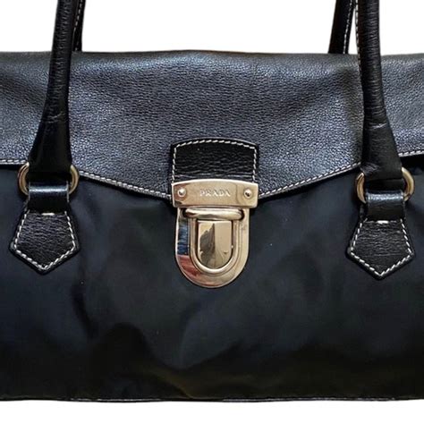 prada pushlock handbag|antique prada handbags.